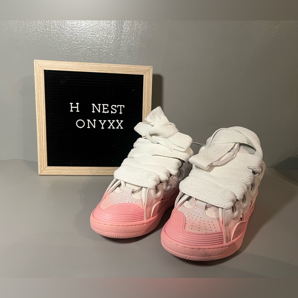 LANVIN
Leather Curb Sneakers Sz 37EU - Picture 7 of 14